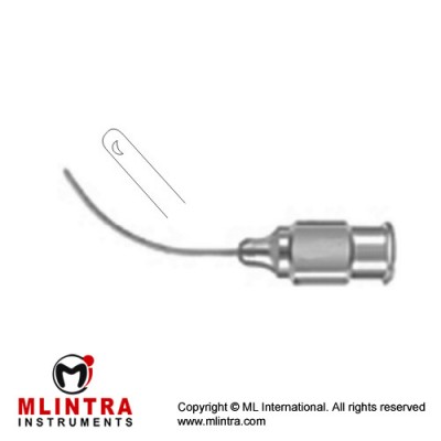 Irrigation Cannula Stainless Steel, Gauge 21